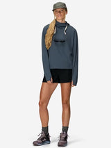 Marmot Womens AirExchange Hoody UPF 50 - Thunderhead