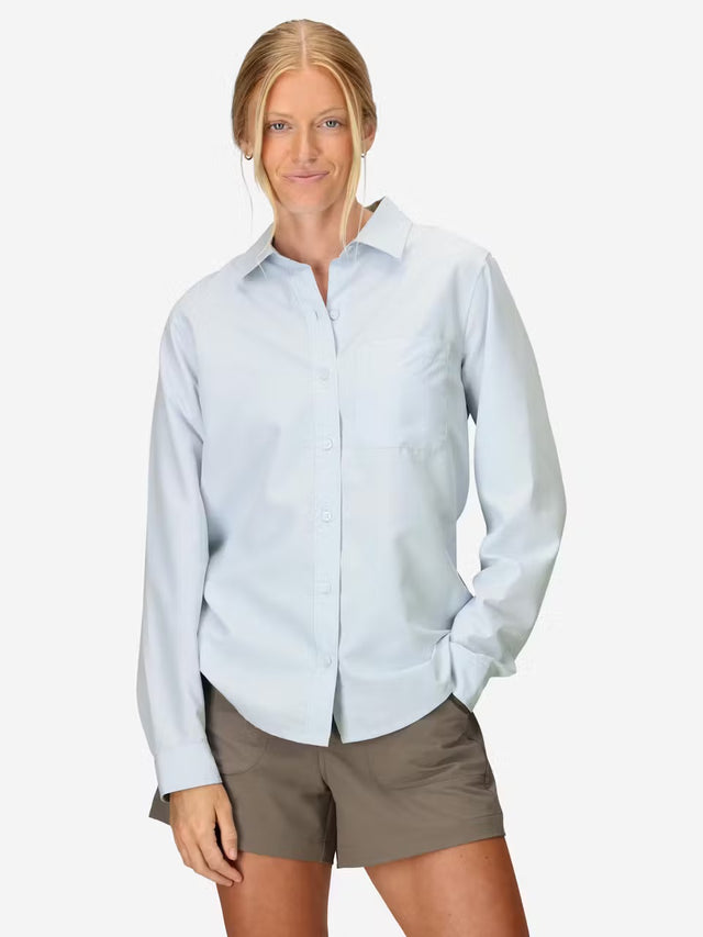 Marmot Womens AirExchange Long Sleeve Shirt UPF 40 - Vapor Vapor