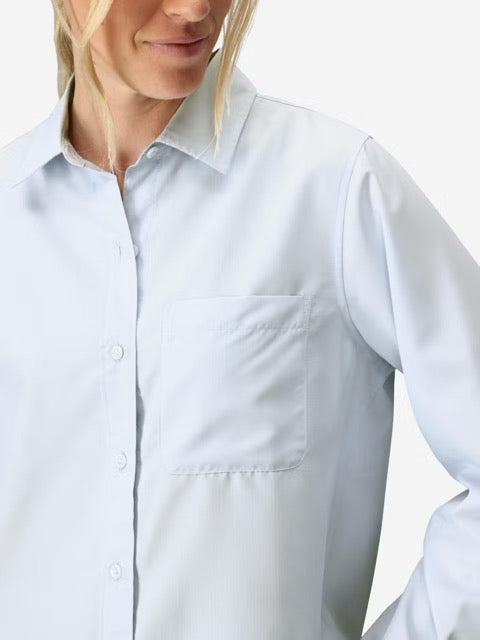 Marmot Womens AirExchange Long Sleeve Shirt UPF 40 - Vapor