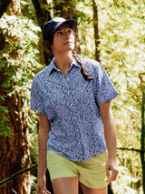 Marmot Womens AirExchange Perforated Short Sleeve Pattern Shirt - Vapor Sunburst