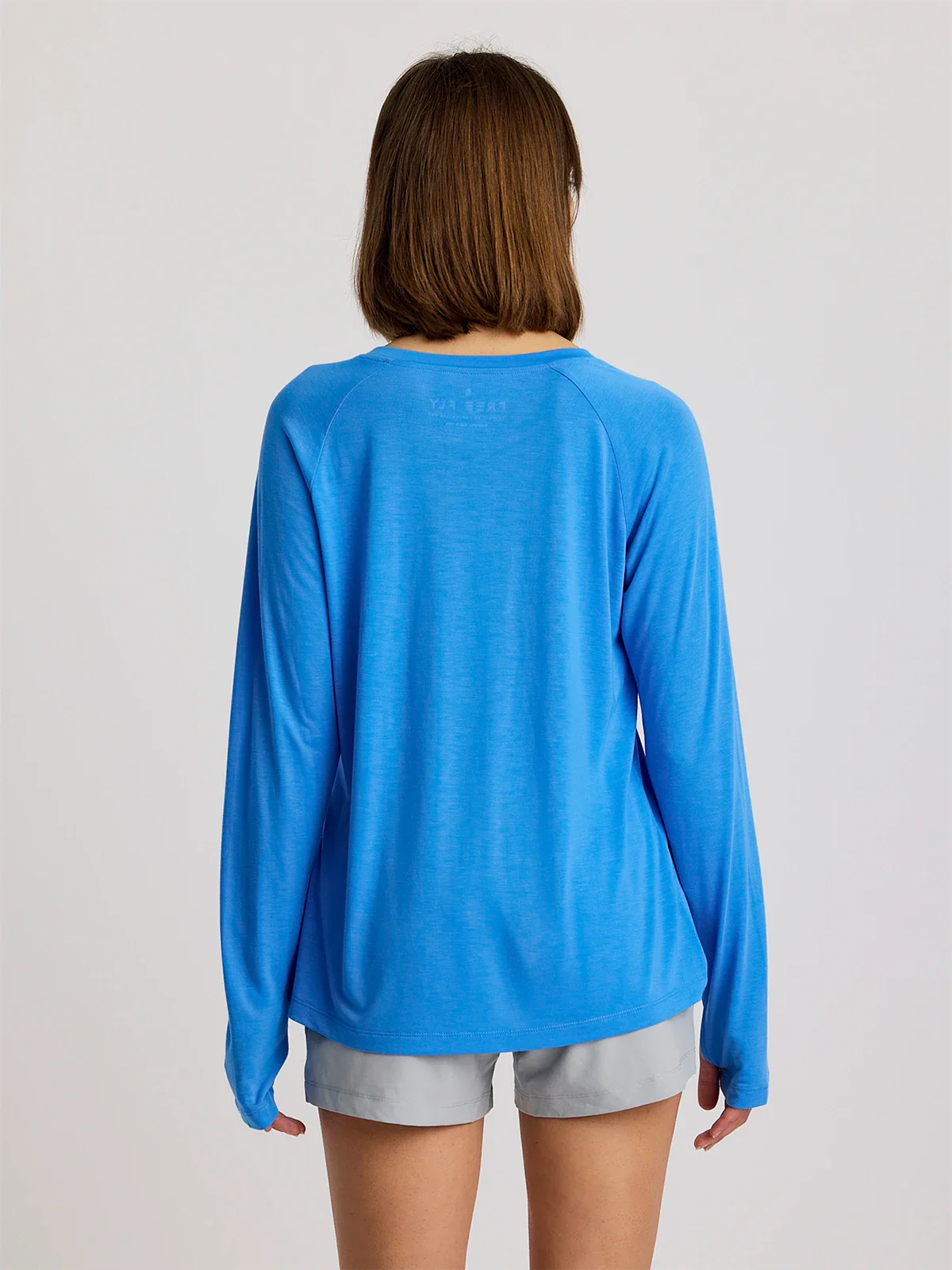 Free Fly Apparel Womens Bamboo Lightweight Long Sleeve II - Surf Blue
