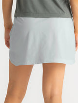 Free Fly Apparel Womens Bamboo Lined Active Breeze Skort - 15 - Sky Gray