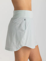 Free Fly Apparel Womens Bamboo Lined Active Breeze Skort - 15 - Sky Gray