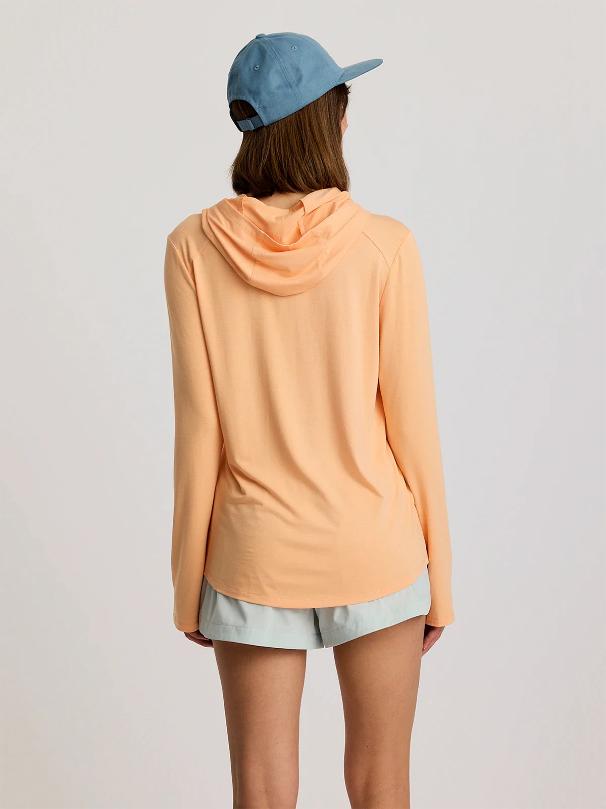 Free Fly Apparel Womens Bamboo Shade Hoodie II - Tropic Orange