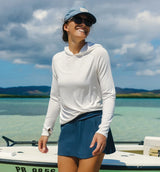 Free Fly Apparel Womens Bamboo Shade Hoodie II - Tropic Orange