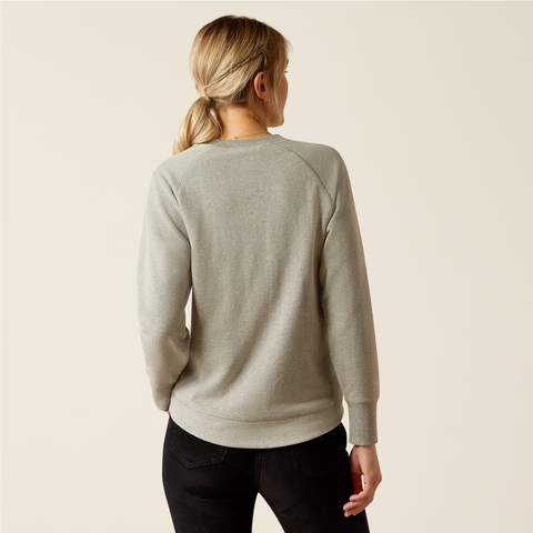 Ariat Women's Benicia Sweatshirt - Heather Grey