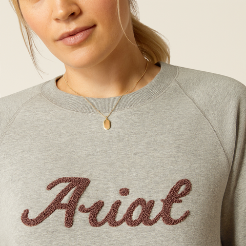 Ariat Women's Benicia Sweatshirt - Heather Grey