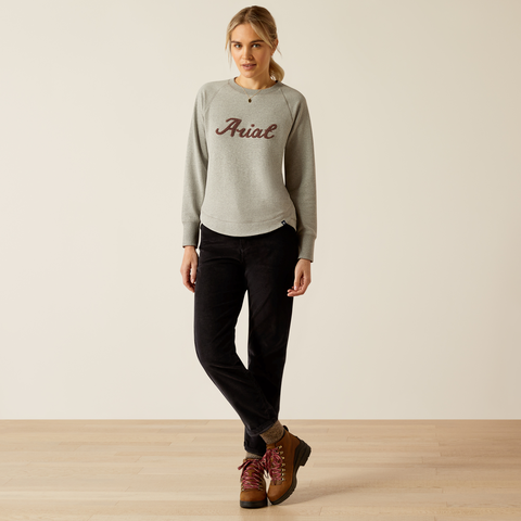 Ariat Women's Benicia Sweatshirt - Heather Grey