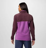 Columbia Womens Benton Springs Half Snap Pullover Fleece II - Razzle / Moonvista