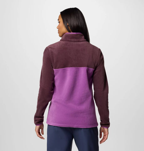 Columbia Womens Benton Springs Half Snap Pullover Fleece II - Razzle / Moonvista