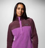Columbia Womens Benton Springs Half Snap Pullover Fleece II - Razzle / Moonvista