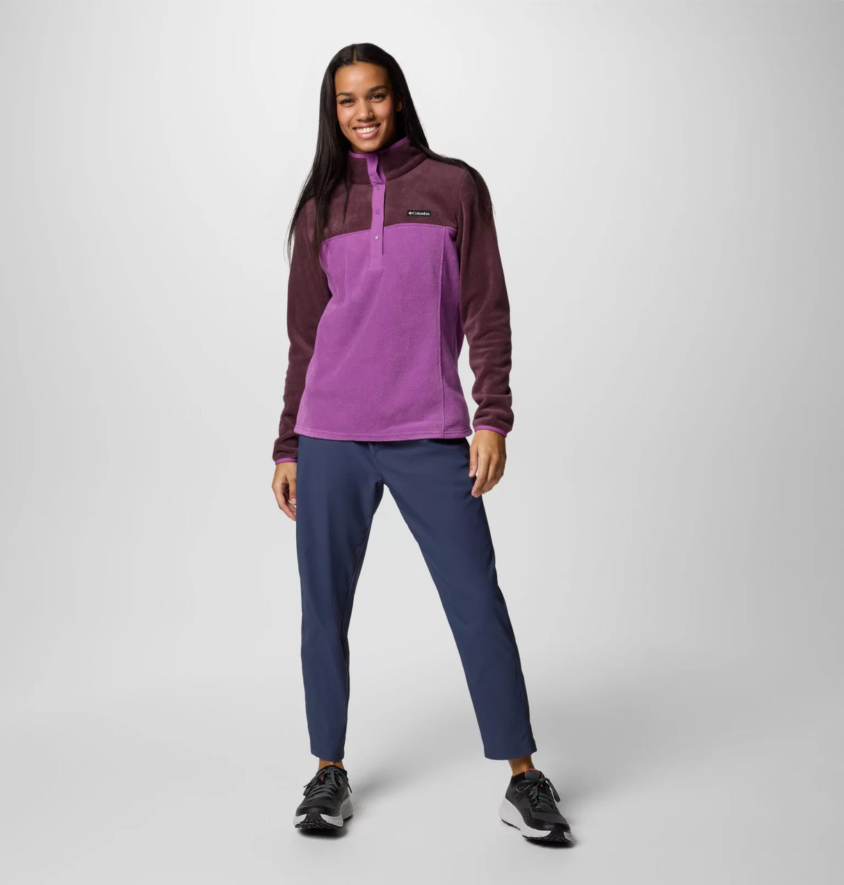 Women's Benton Springs Half Snap Pullover Fleece II - Razzle
