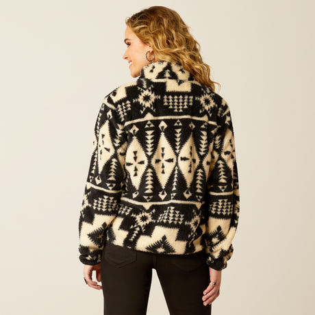 Ariat Women's Berber Snap Front Sweatshirt - Winslow Southwest Print