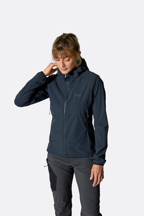Rab Womens Borealis Hooded Jacket - Beluga