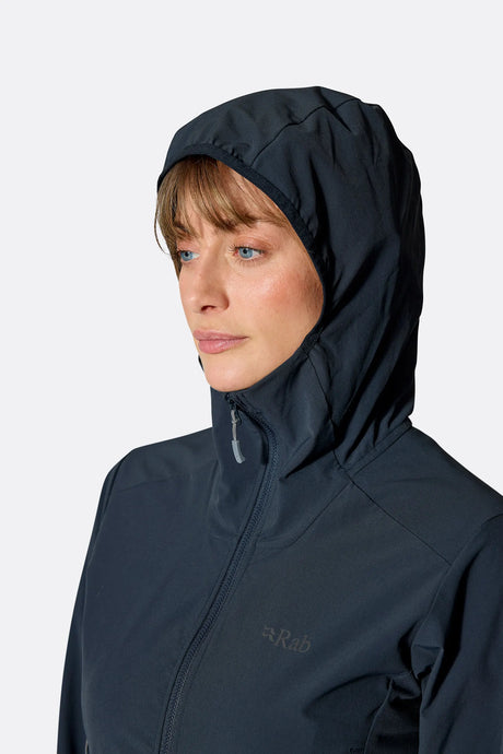 Rab Womens Borealis Hooded Jacket - Beluga