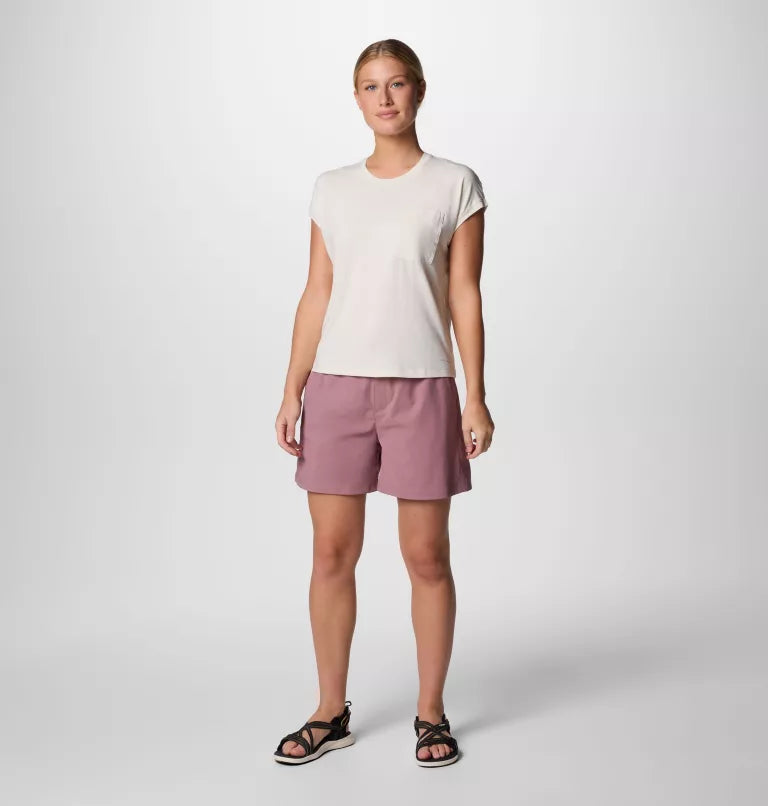 Columbia Womens Boundless Trek T-Shirt - Sea Salt