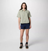 Columbia Womens Brea Falls Woven Short Sleeve Shirt - Safari