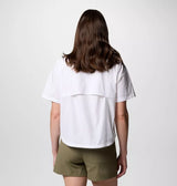 Columbia Womens Brea Falls Woven Short Sleeve Shirt - White