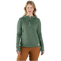 Carhartt Women's Force Relaxed Fit Half-Zip Hooded T-Shirt - Frosted Balsam