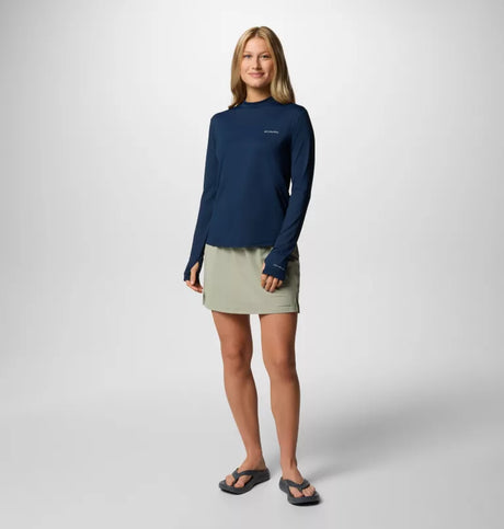 Columbia Womens Chill River Long Sleeve Shirt - Collegiate Navy