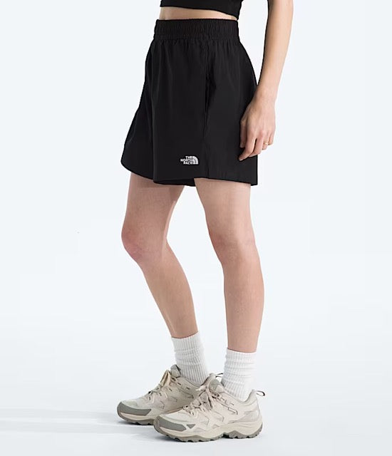 The North Face Womens Class V Pathfinder Pull-On 5-inch Shorts - TNF Black