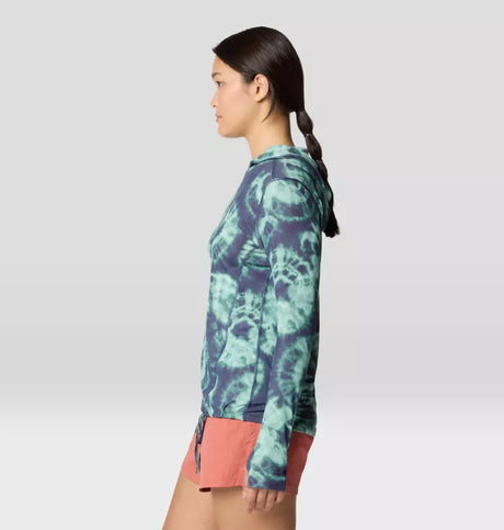 Mountain Hardwear Womens Crater Lake Long Sleeve Hoody - Mineral Spring