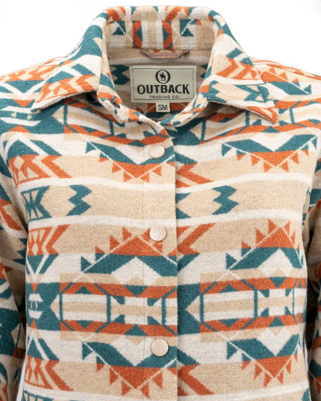 Outback Trading Co. Women's Daphne Shirt Jacket - Burnt Orange