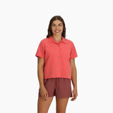Royal Robbins Womens Desert Pucker Short Sleeve - Sage Leaf