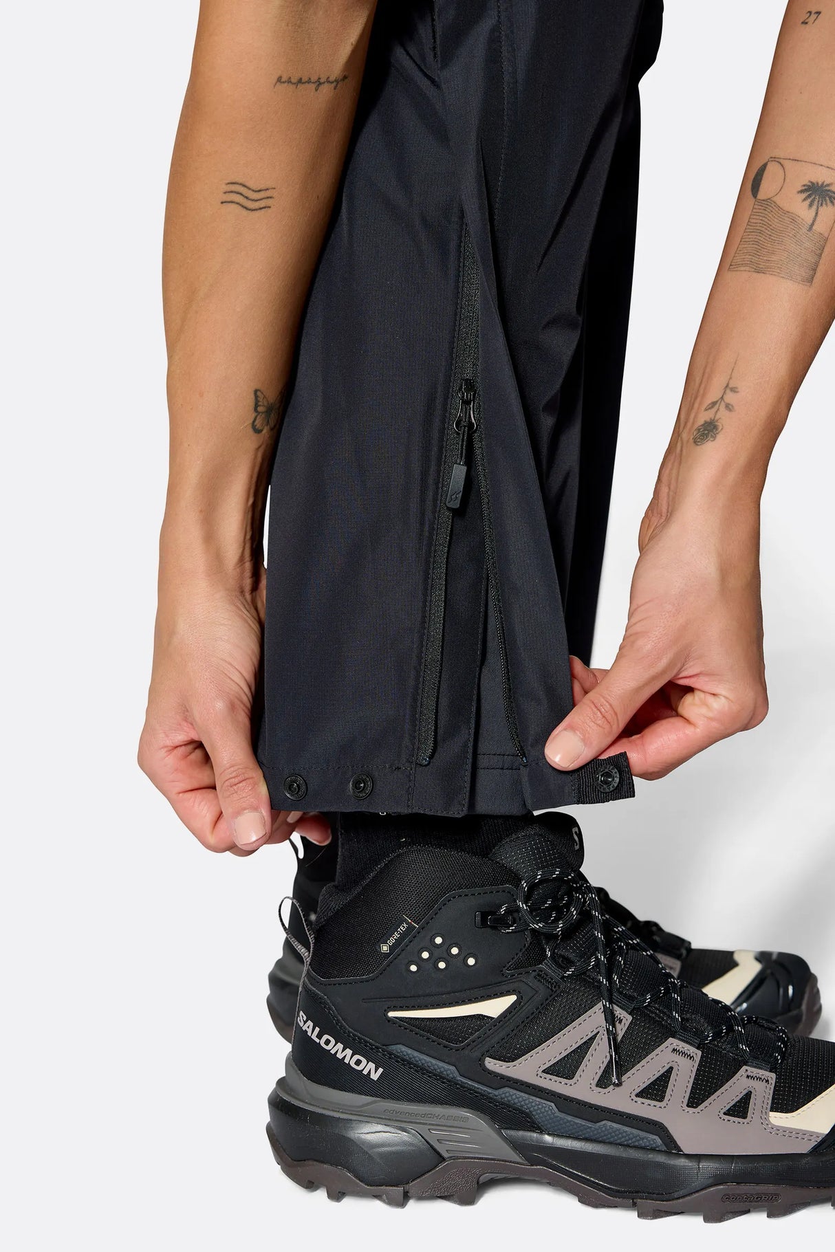 Rab Womens Downpour Waterproof Pants - Black