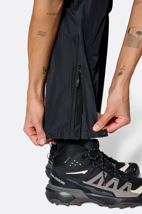 Rab Womens Downpour Waterproof Pants - Black