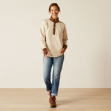 Ariat Women's Doyen Sweatshirt - Natural / Soft Silt