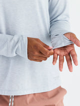 Free Fly Apparel Womens Elevate Hoodie - Heather Bay Blue