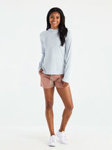 Free Fly Apparel Womens Elevate Hoodie - Heather Bay Blue