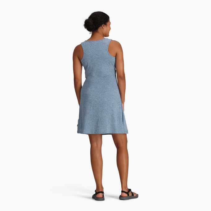 Women's Featherweight Knit Dress - Sea Nisene Print