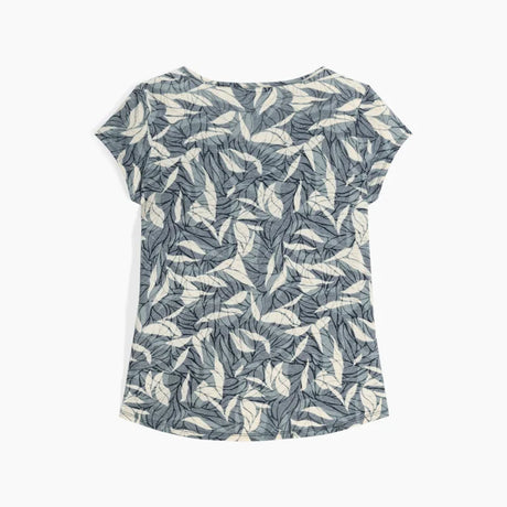 Royal Robbins Womens Featherweight Tee - Deep Blue Presidio Print