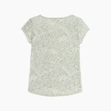 Royal Robbins Womens Featherweight Tee - Sage Leaf Yarrow Print