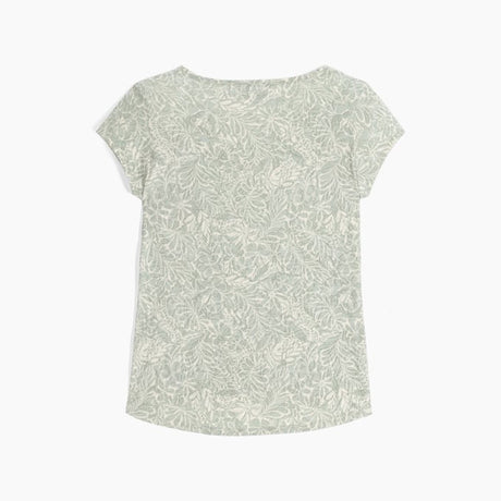 Royal Robbins Womens Featherweight Tee - Sage Leaf Yarrow Print