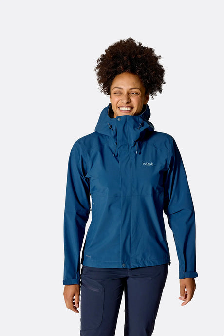 Rab Womens Firewall Waterproof Jacket - Tempest Blue