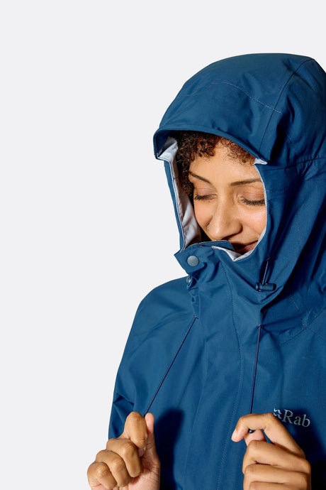 Rab Womens Firewall Waterproof Jacket - Tempest Blue