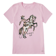 Life Is Good Women's Giddy Up Crusher Tee - Seashell Pink Seashell Pink