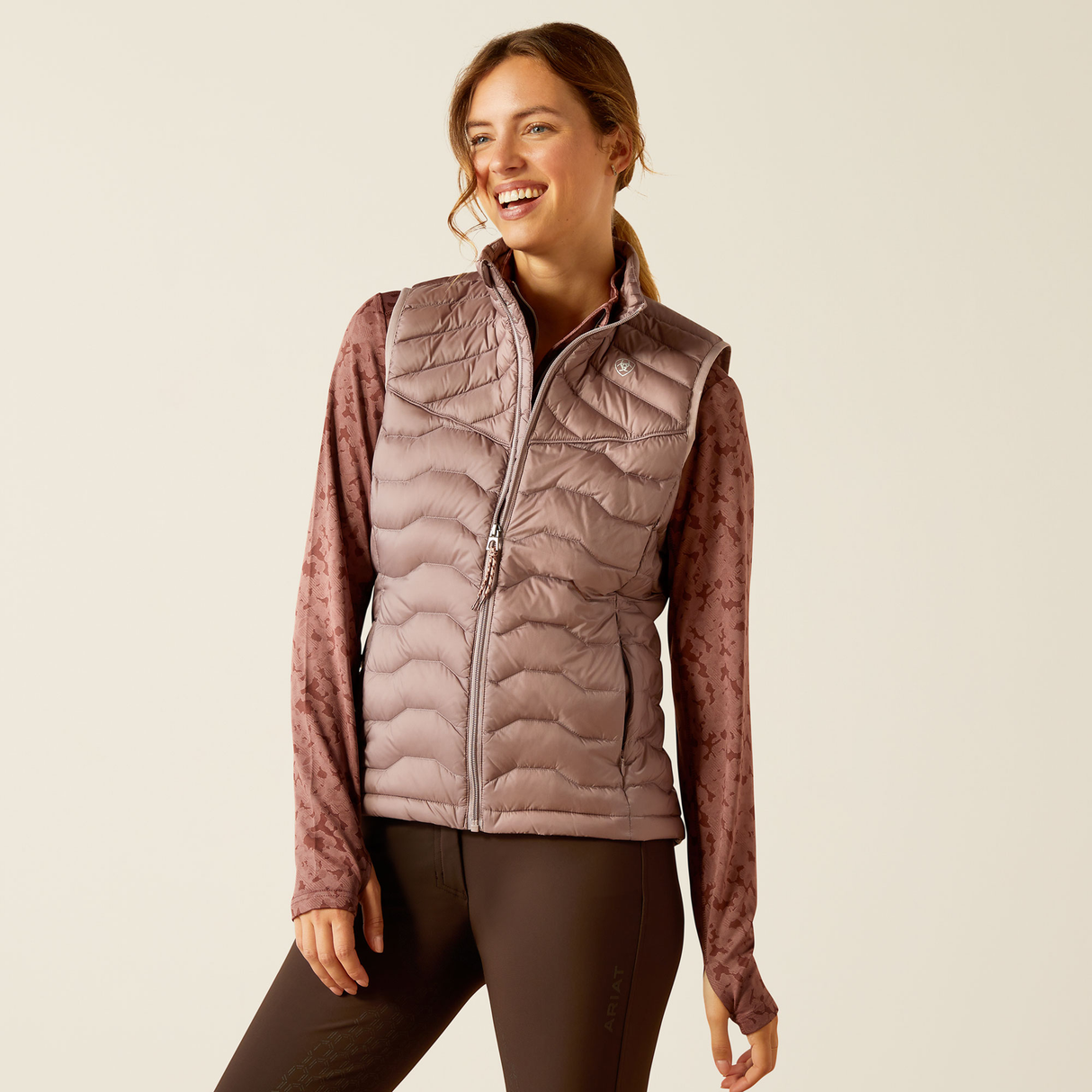 Ariat Women's Ideal Down Vest - Purple Dove