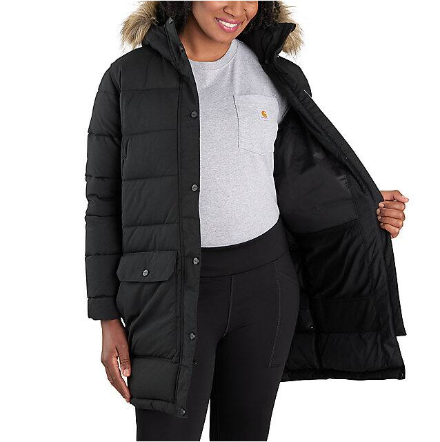 Carhartt Women's Insulated Parka - Relaxed Fit - Tarmac