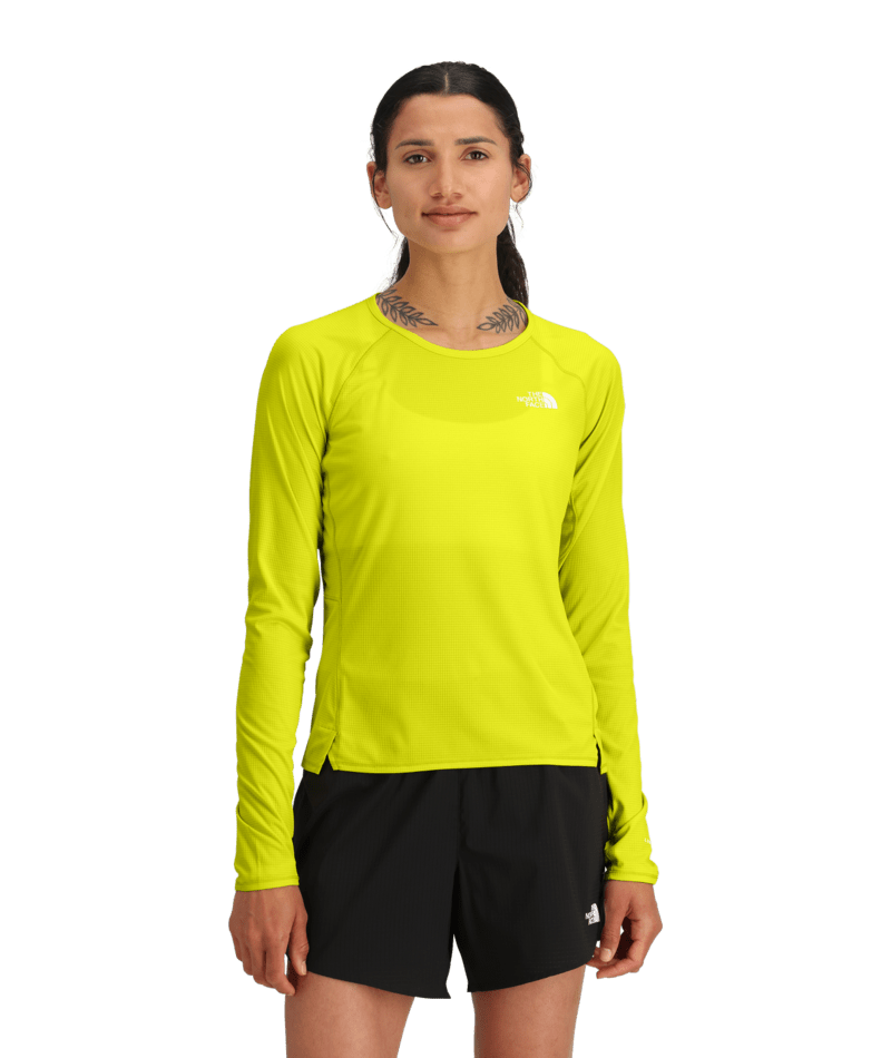 The North Face Womens LIGHTRANGE Sunriser Long Sleeve - Sulphur Spring Green