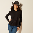 Ariat Women's Laguna 2.0 1/4 Zip Top - Black