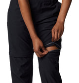 Columbia Womens Leslie Falls Convertible Pant - Black