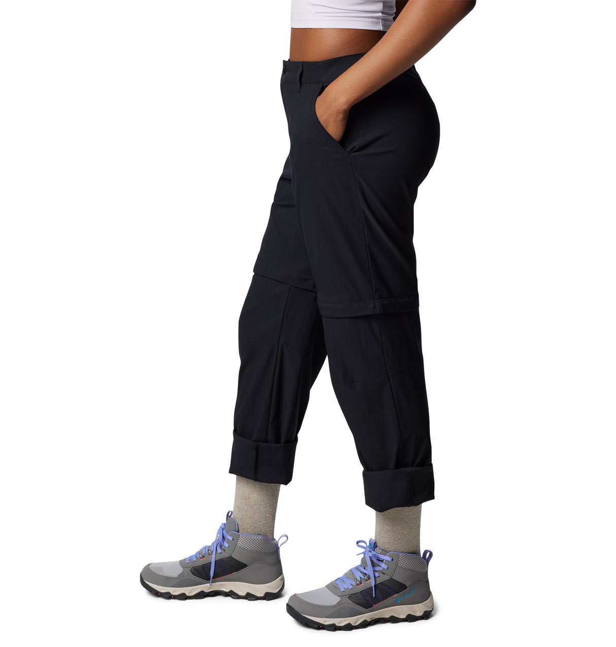 Columbia Womens Leslie Falls Convertible Pant - Black