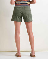 Toad & Co Womens Linden Canvas Short - Beetle
