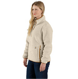 Carhartt Women's Loose Fit Fleece Pullover - 3 Warmest Rating - Oat Milk