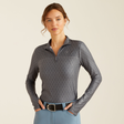 Ariat Women's Lowell 3.0 1/4 Zip Baselayer - Quiet Shade Dot