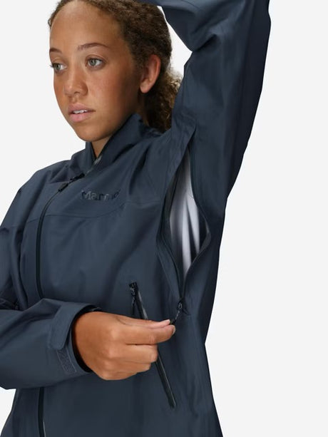 Marmot Womens Minimalist Pertex Rain Jacket - Thunderhead